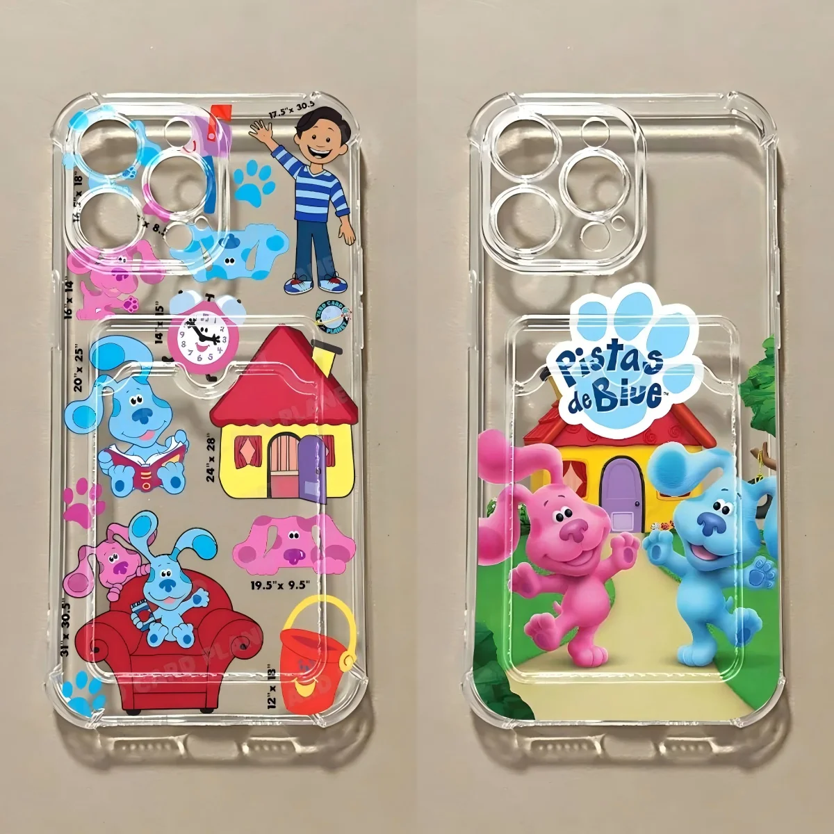Clmj – étui de luxe pour cartes de dessins animés B-Blue's Clues, pour Xiaomi Redmi 13C 12C 10C 9C Note 14 13 12 12s 11 Pro Plus 4G 5G, Anti-chute