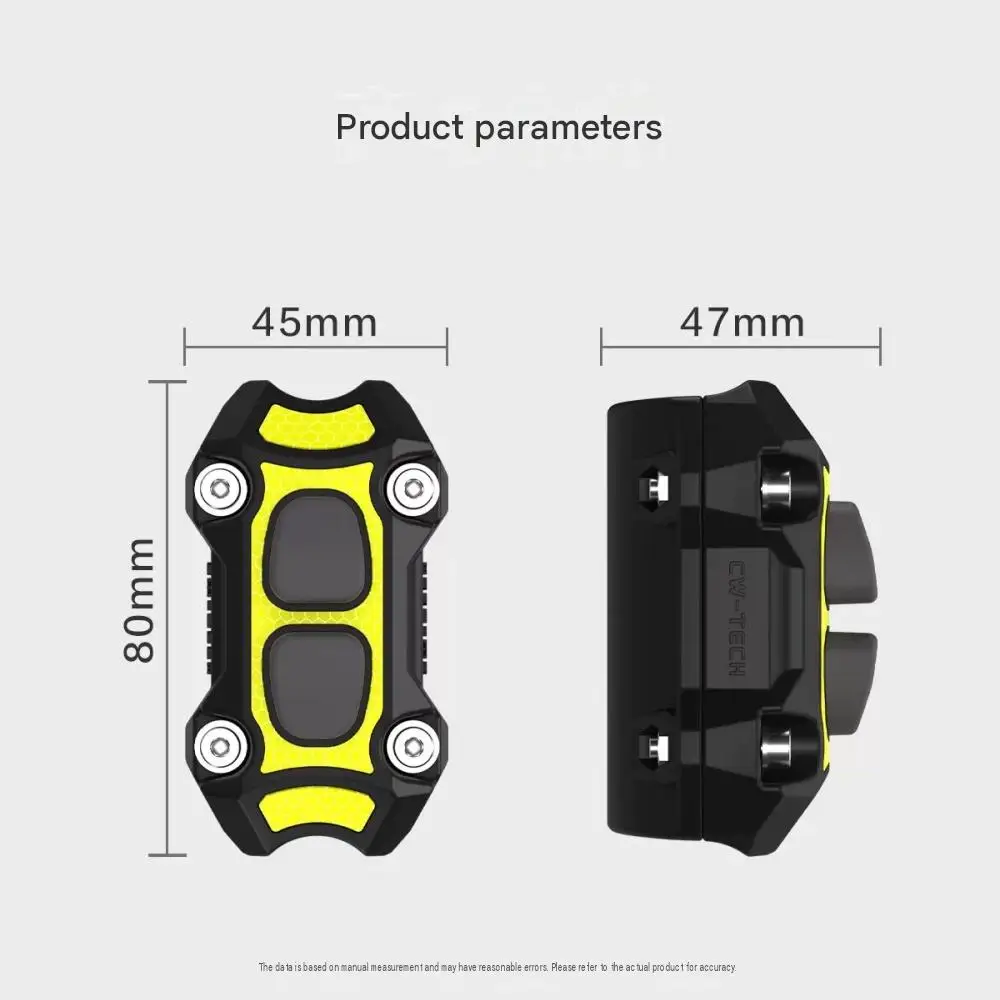 FOR ZONTES 703F Motorcycle Bumper Protector Sleeves, Bumper Anti-fall Rubber Blocks, Universal Rubber Pads