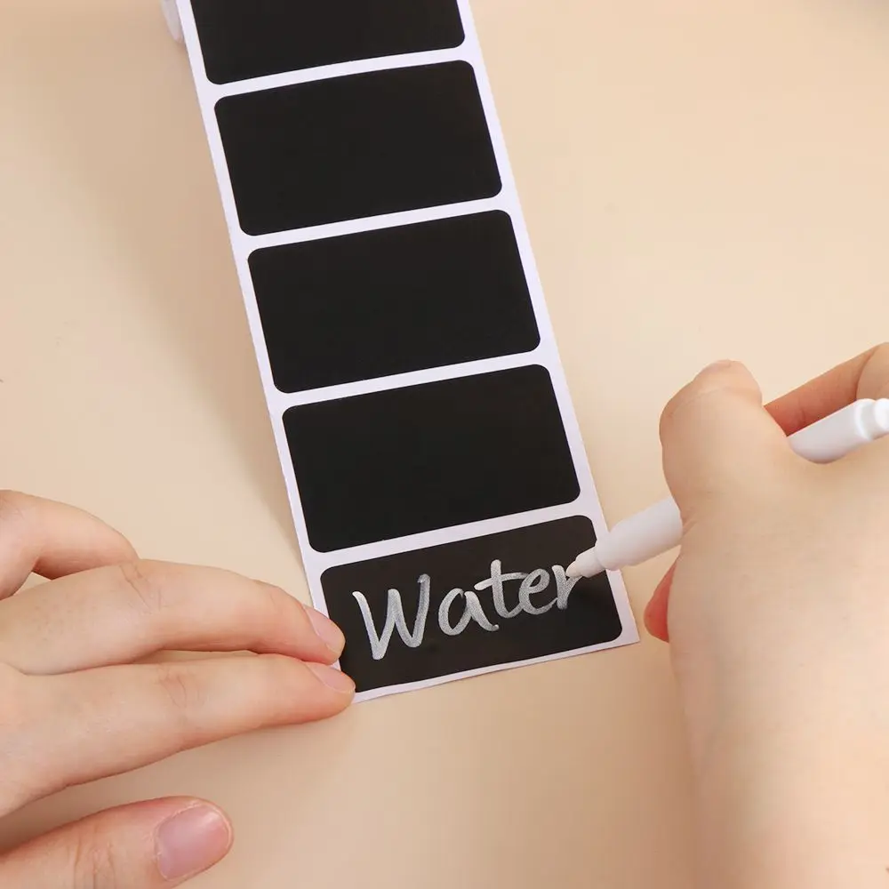 150pcs/roll Kitchen Chalkboard Spice Bottle Tags Marker Pen Blackboard Label Labels Stickers