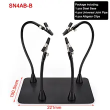 Heat Gun Holder with PCB Stand and Magnifier #3