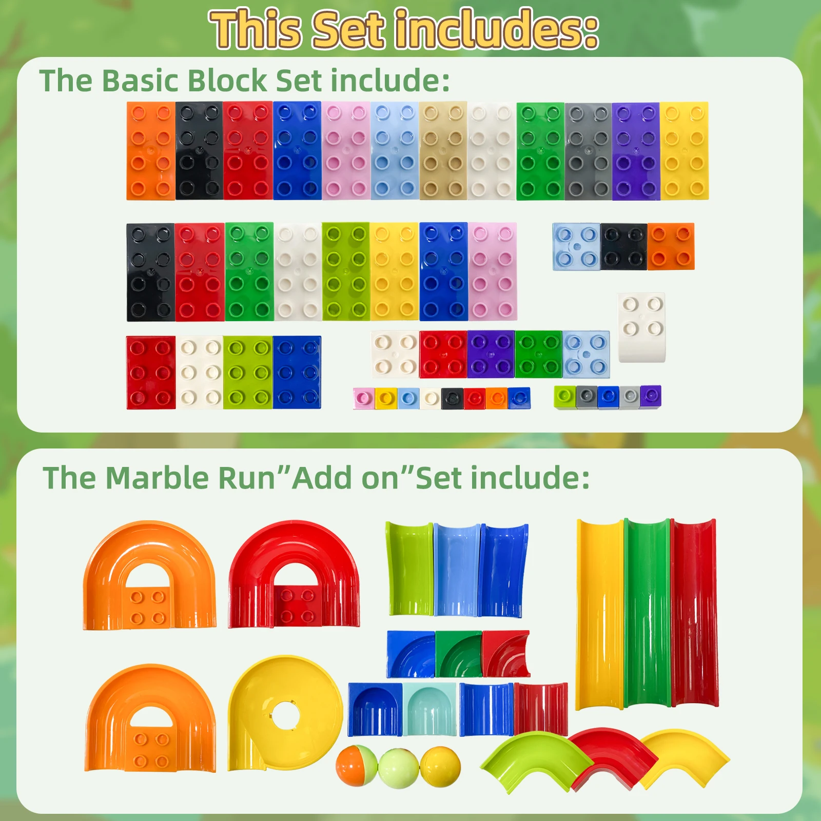 DIY Big Building Blocks Large Pegs For Toddlers Babys Classic Building Bricks Set Educational Building Toys Colorful 500g/bag