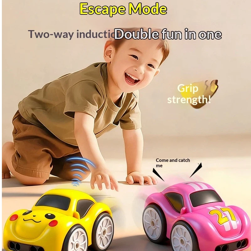 Generic Induction Remote Control Car Mini Follow Evasion Toy Car With Auto Drift Demo For Toddlers 1-6 Years Old Boys Girls Baby