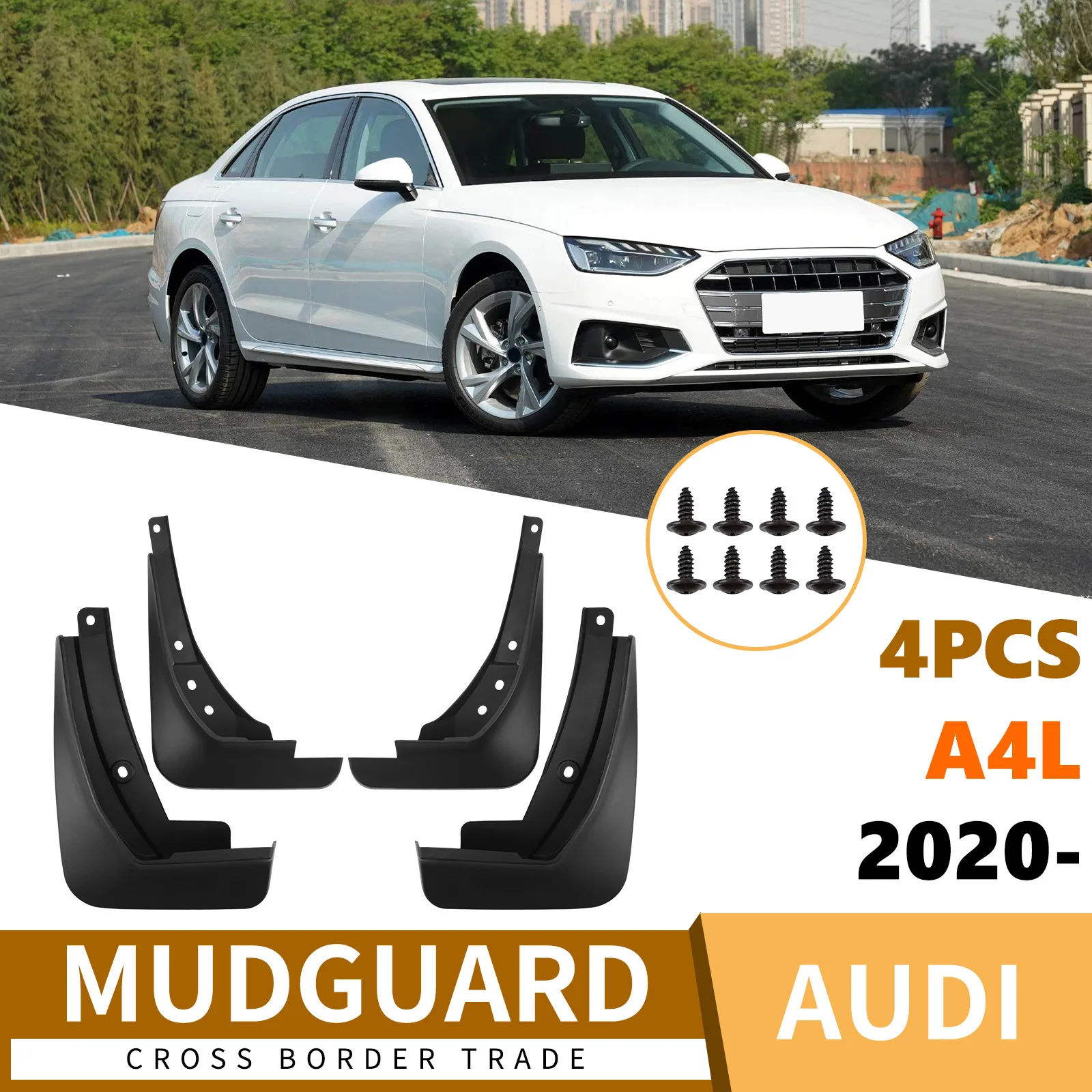 

Suitable for Audi A4L 2020-2025 fender skin front and rear car accessories modification hot sale