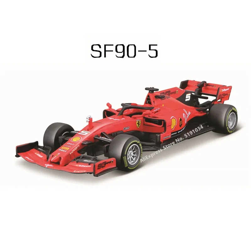 Burago 1:43 Ferrari SF70 5 7  Alloy F1 car model die-casting model car simulation car decoration collection gift toy