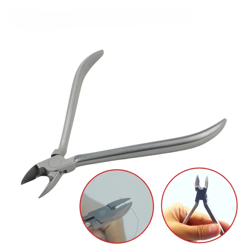 Orthodontic Pliers Stainless Steel Cutting Tool Ni Ti Archwire Ligature Dental