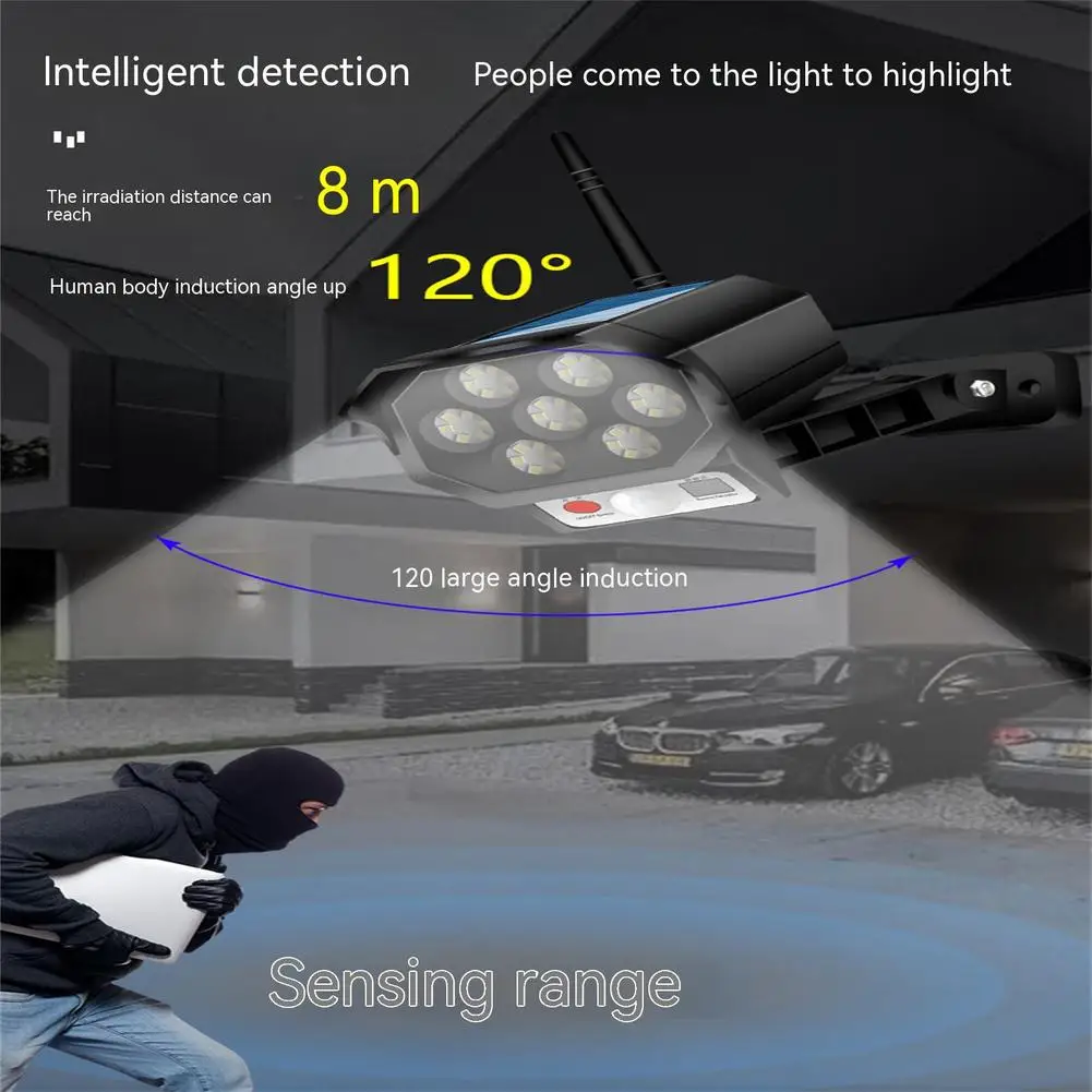 42led Solar Sicherheit Licht Bewegungs sensor Simulation Outdoor gefälschte Kamera ländlichen Garten Hinterhof Wand leuchte IP65 wasserdichte Lampe