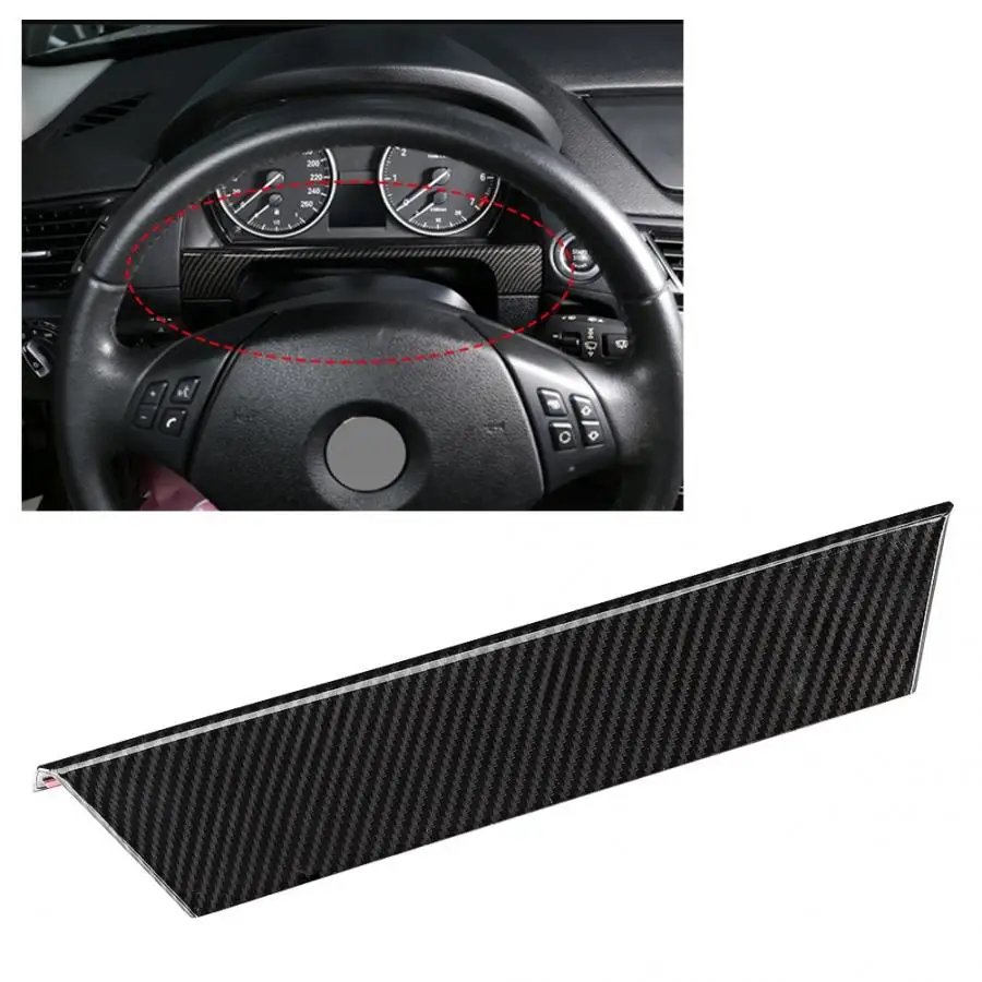 

ABS Dashboard Cover Trim Carbon Fiber Style Fits for BMW X1 E84 2013 2014 2015 car styling accessories