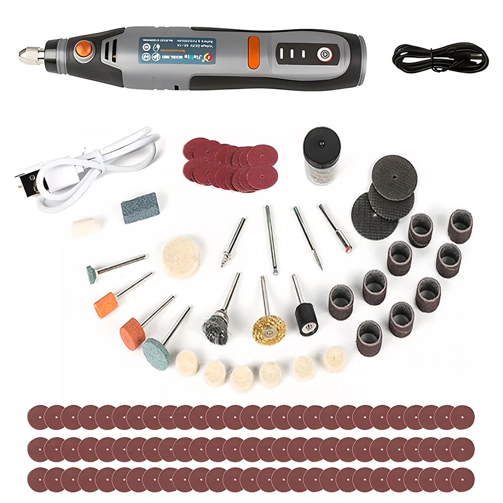 USB Cordless Mini Drill Dremel Rotary Tool 21000rpm Engraving Pen Electric USB Mini Wireless Drill with Accessories DIY Set