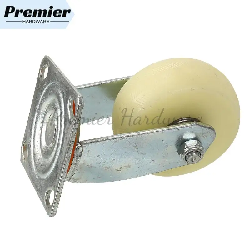 

Suitable for Industrial Carts & Flat Carts 360° Flexible Steering 5-Inch Universal Nylon Wheel – Heavy-Duty Wear-Resistant