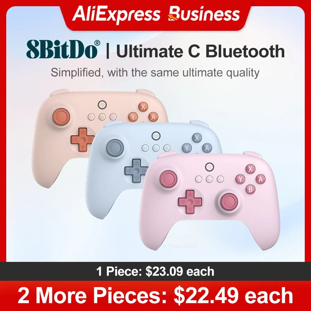 

8bitdo Ultimate C Bluetooth for Nintendo Switch Wireless Gaming Controller Gamepads Accessories ALPS Joysticks Rumble Vibration