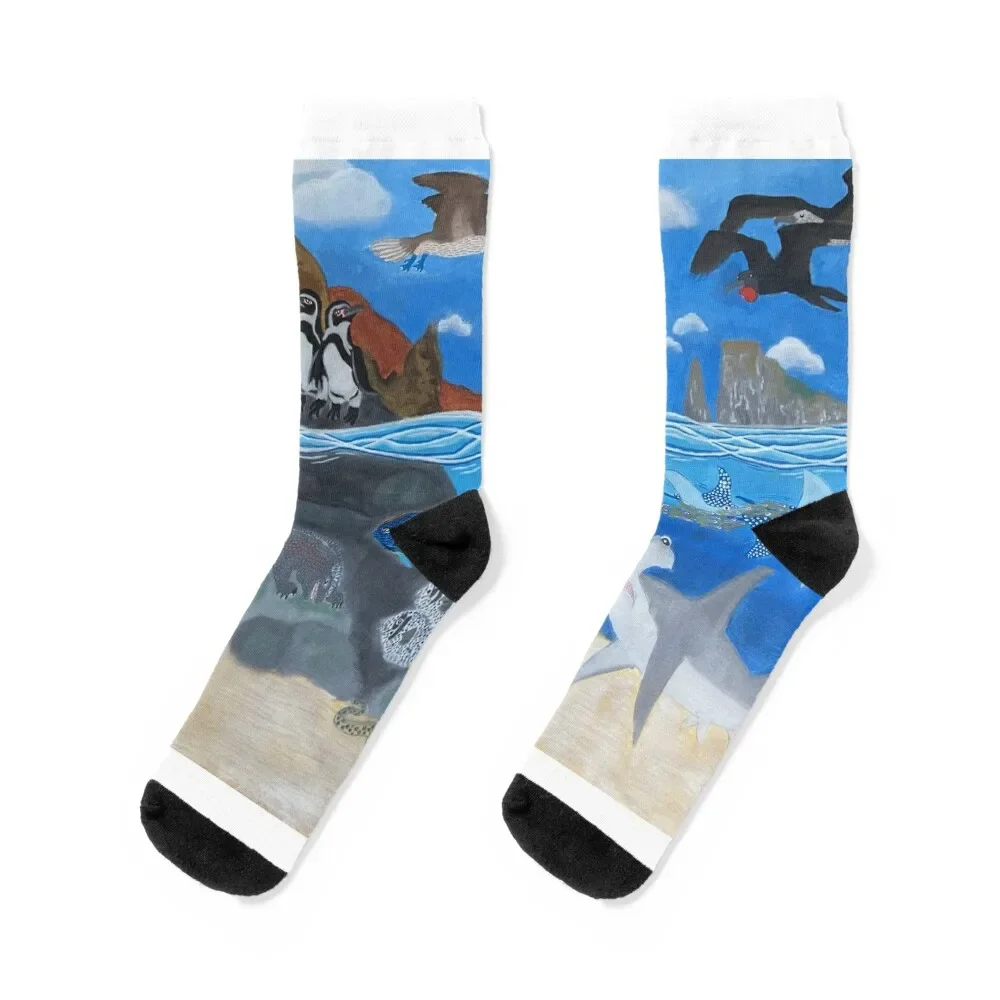 

Galapagos Islands Wildlife Socks shoes christmas gift Climbing Socks For Women Men's