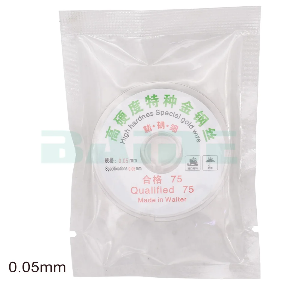 0.04 0.05mm Mobile Screen High Hardness Special Gol Wire LCD Screen Separation Cutting Line for iPhone8 Repair Tools 100roll/lot