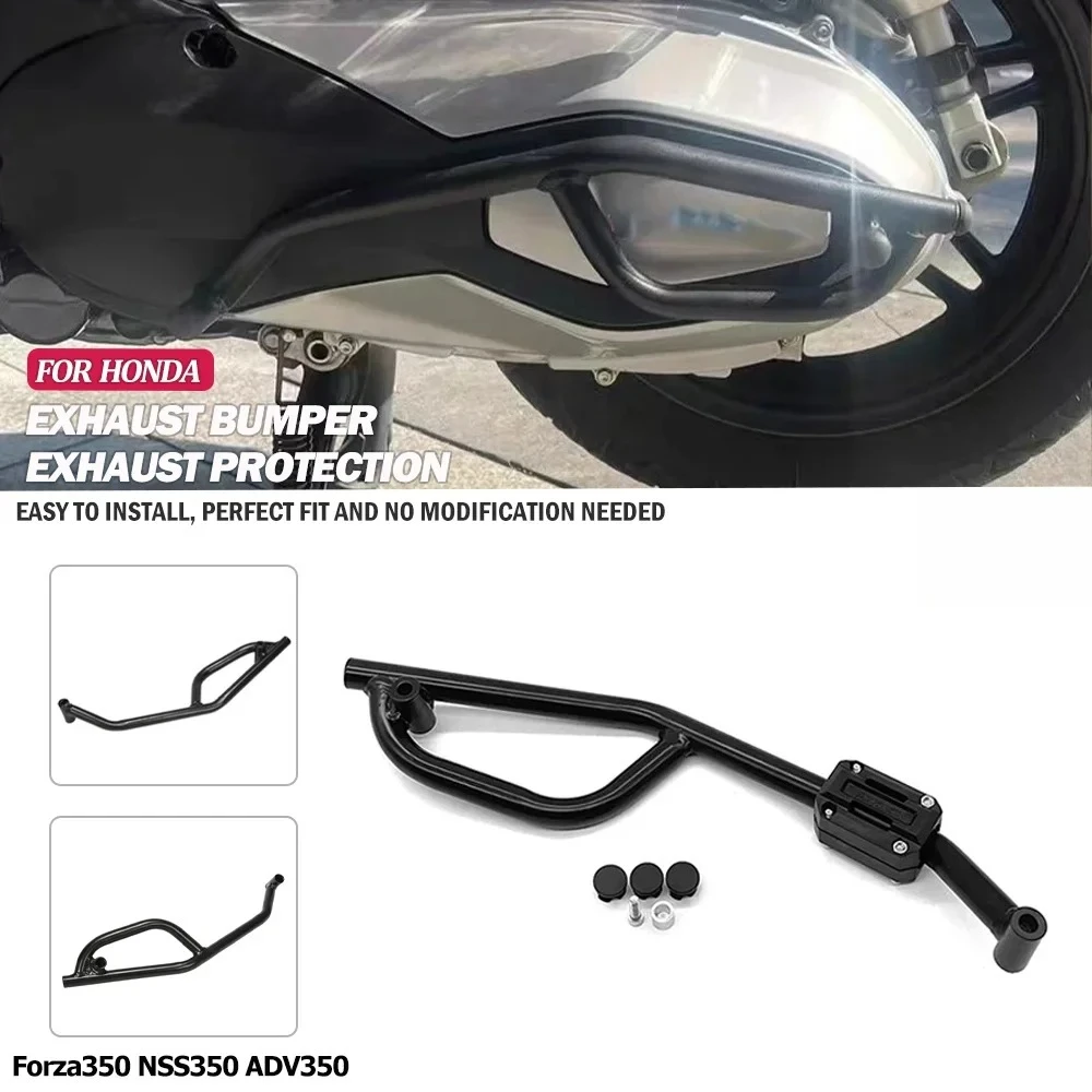 Fit For Ho nda ADV350 Forza350 NSS350 Motorcycle Transmission Cover Crash Bar Drive Protector Accessories