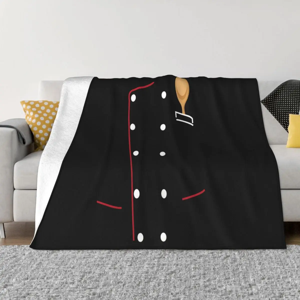 Chef Coat Chef Uniform Jacket Culinary Gift Vintage Men Gift Tee Ba Retro Rap Throw Blanket