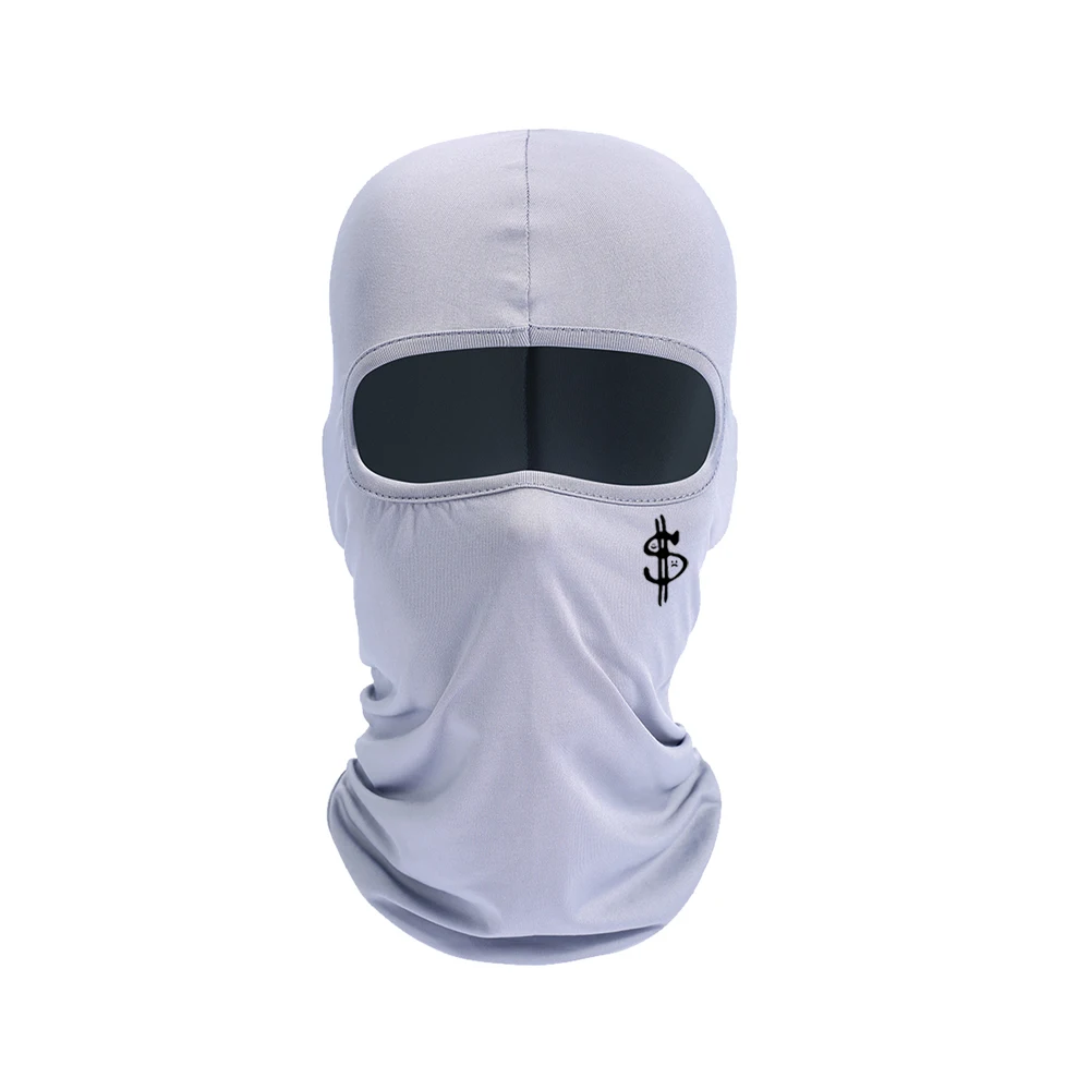Ski hat with US dollar logo print, cycling equipment, outdoor sports bike hood, unisex face mask, simple design image 5