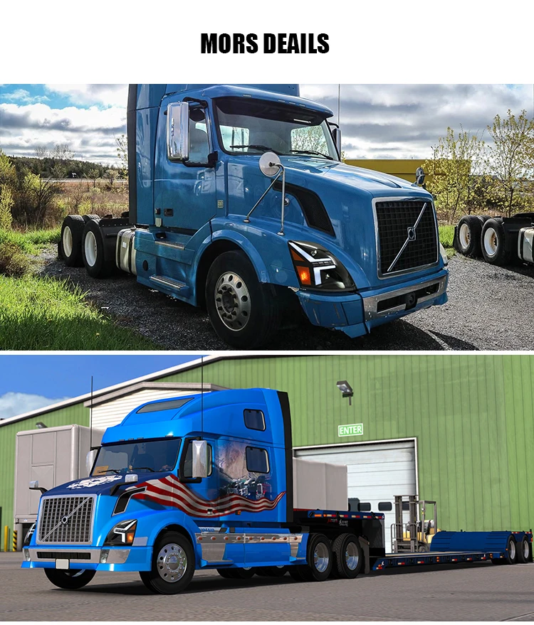 HOSI Led المصباح Led لفولفو VNL VNM 2004-2018 Led المصابيح الأمامية نظام إضاءة السيارات VNX 2015-2018 المصباح الأمامي #3