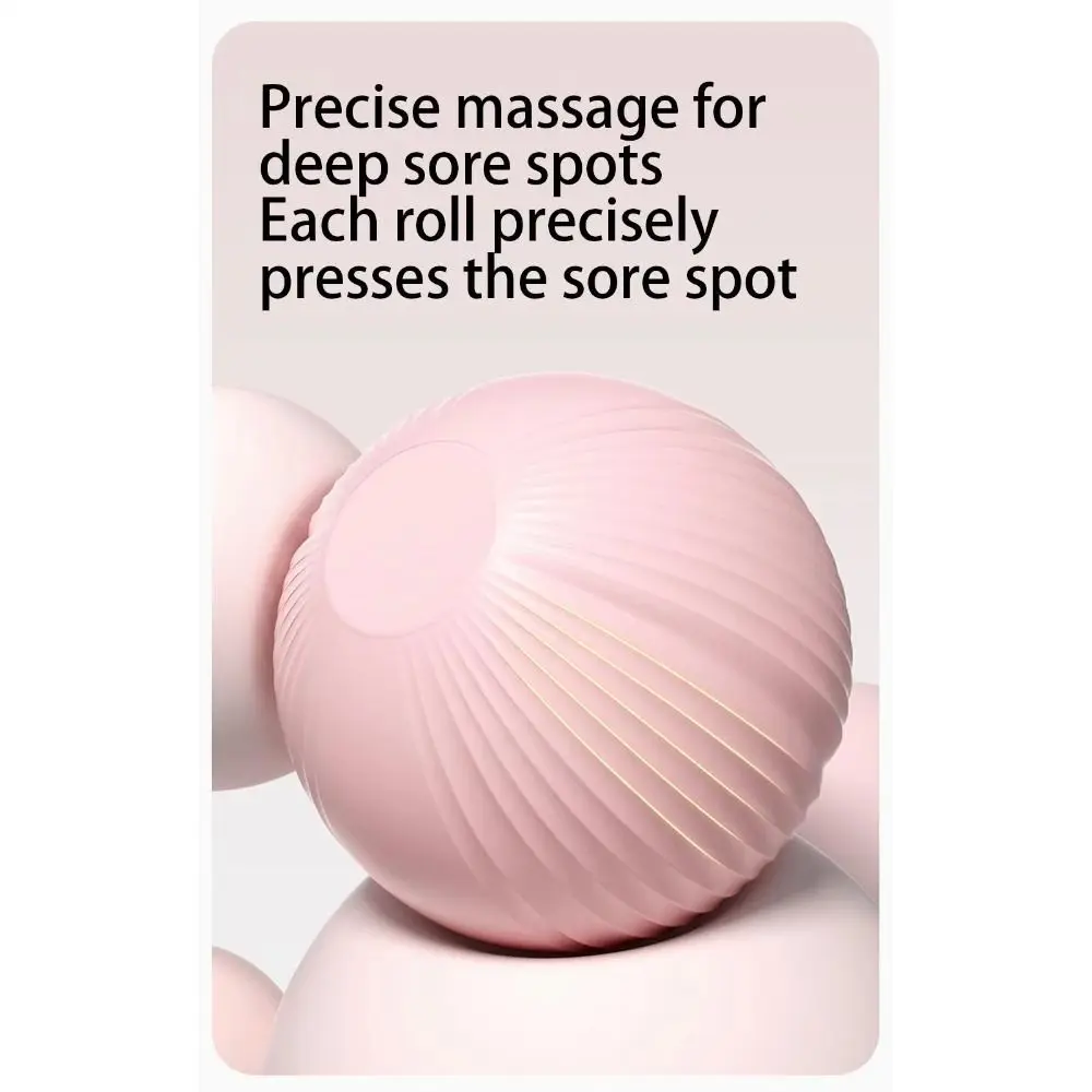 Smooth Portable Handheld Massager Quiet Foot Massage Muscle Rolling Ball Leg Massage Multi-purpose Neck Massager Roller Home Use