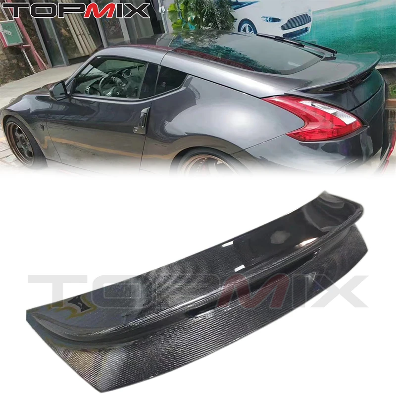 

For Nissan 370Z Z34 Ducktail-Style Carbon Fiber Spoiler (Modified Upgrade Body Part)