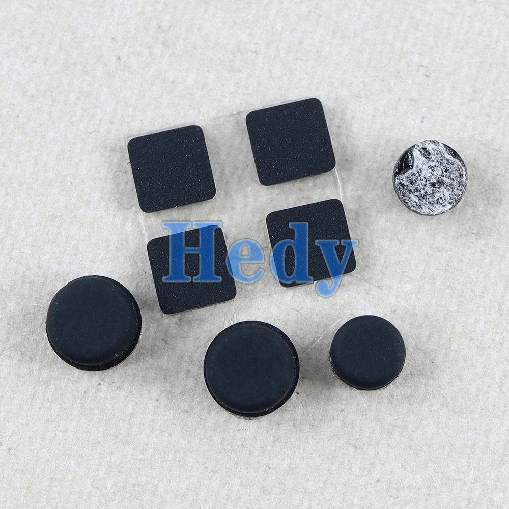 2sets New Upper and Lowe Screw Rubber Feet Cover For 3DSLL/3DS XL Screw Dust Plug Cover Rubber Plug