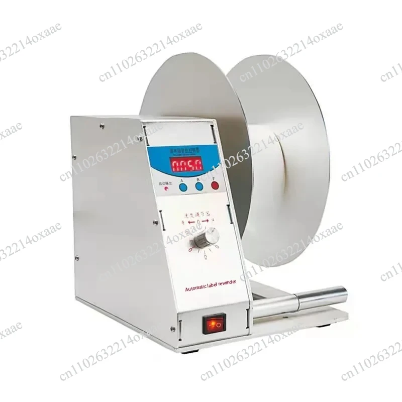 Automatic Sticker Label Rewinder Commercial Barcode Label Rewinding Equipment
