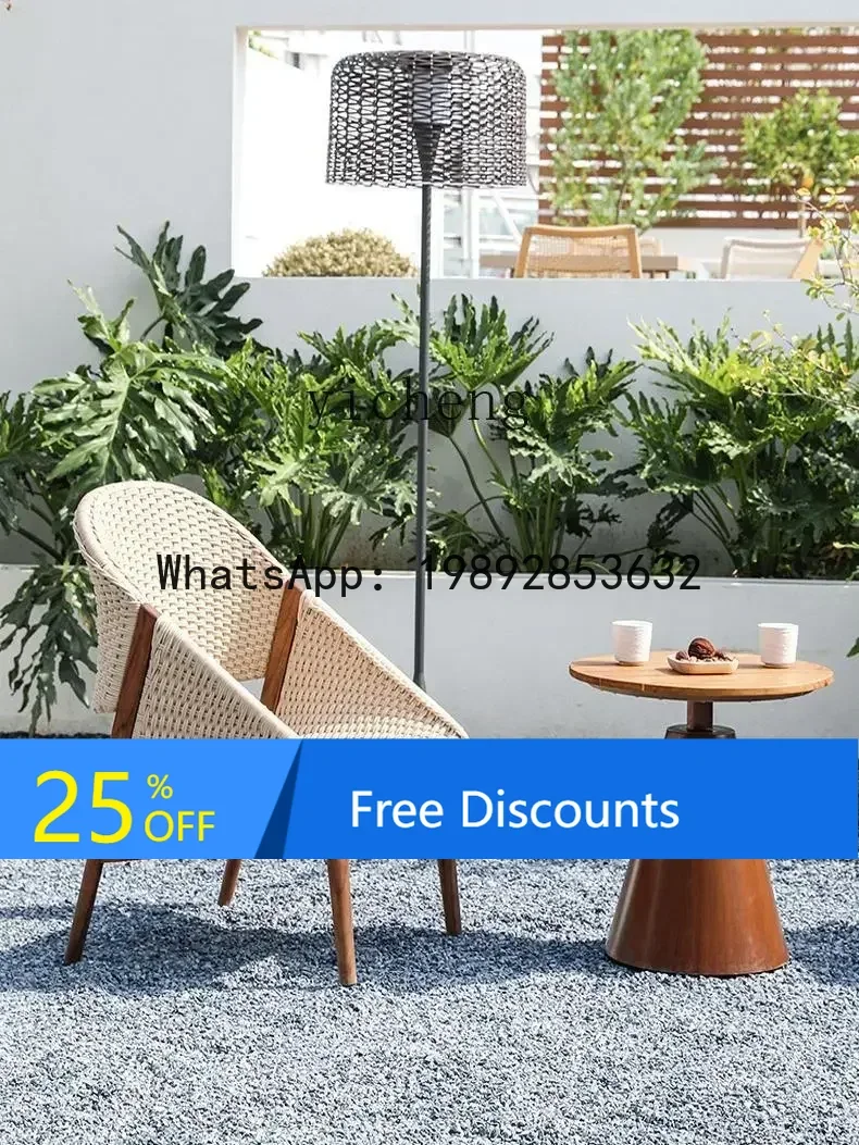 retro balcony sofa braided rope leisure hotel chair wabi-sabi wind B & B outdoor woven tables and chairs home decor
