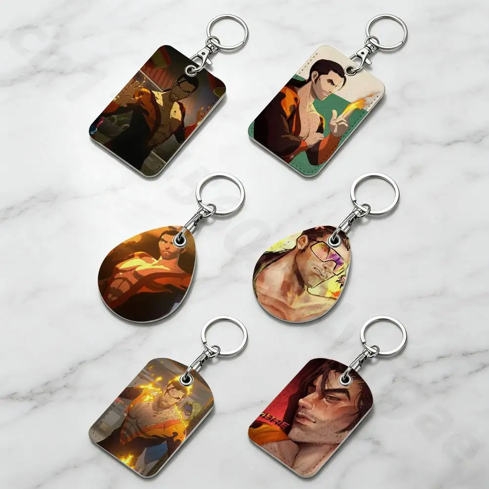 Flambae Dispatch Holder Keychain For Bank Business Work Card Holder Student Card Protective Case Bus Card