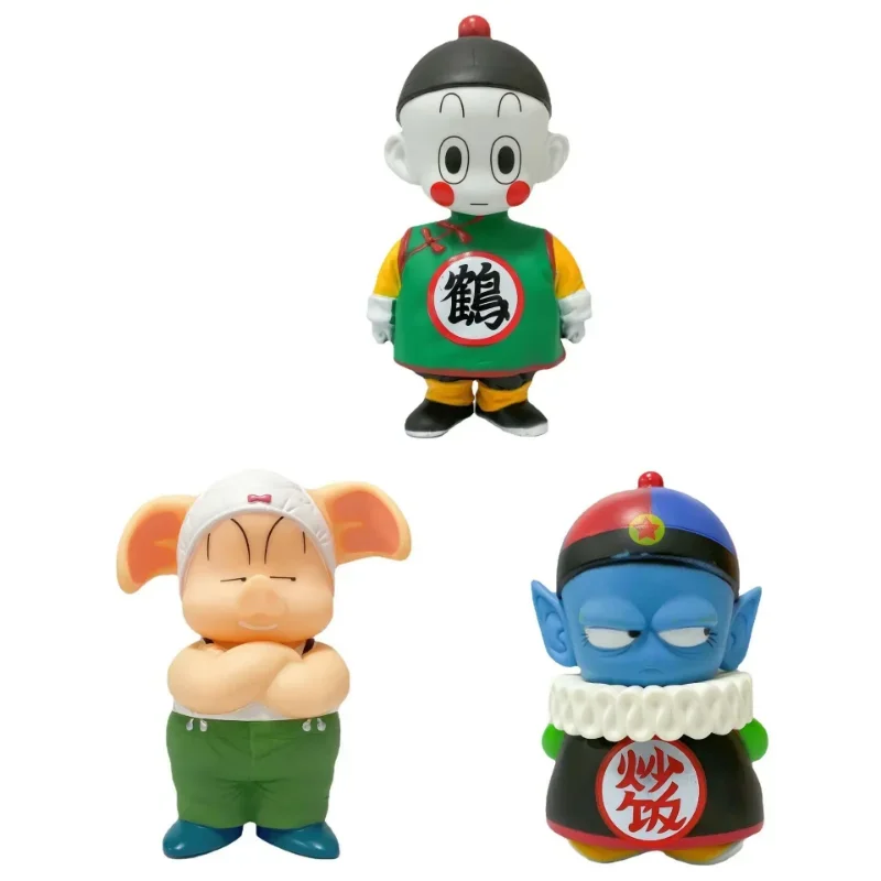 14-21cm Dragon Ball Anime Goku Pilaf Chiaotzu Oolong figura hueca Chaofan Jiaozi Karin Sama Sr. Popo estatuilla modelo muñeca juguete