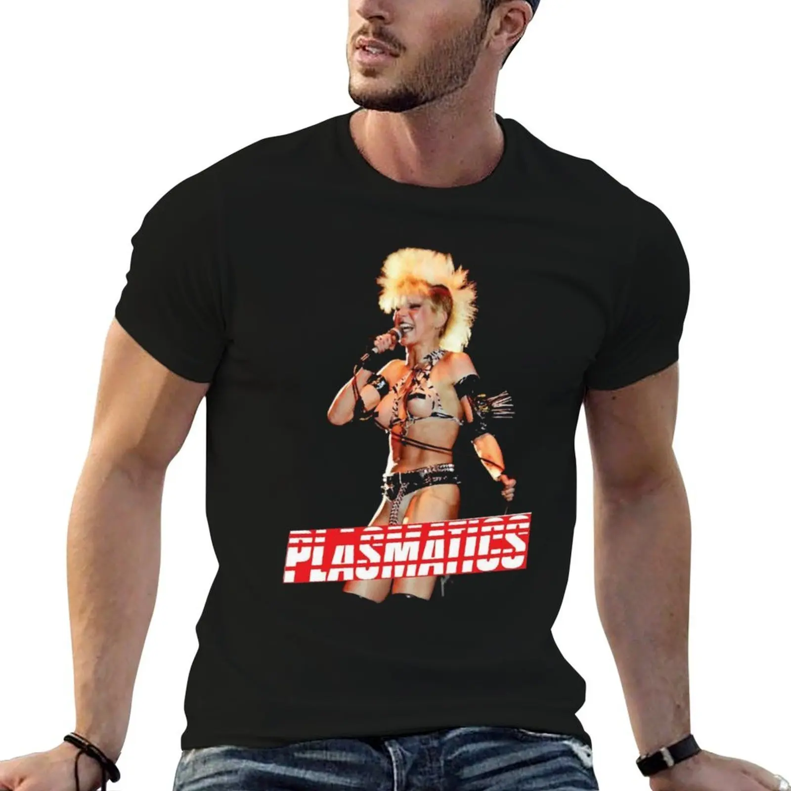 

PLASMATICS BAND T-Shirt g man t shirts for men t shirt men 100% cotton luxury brand T-Shirt