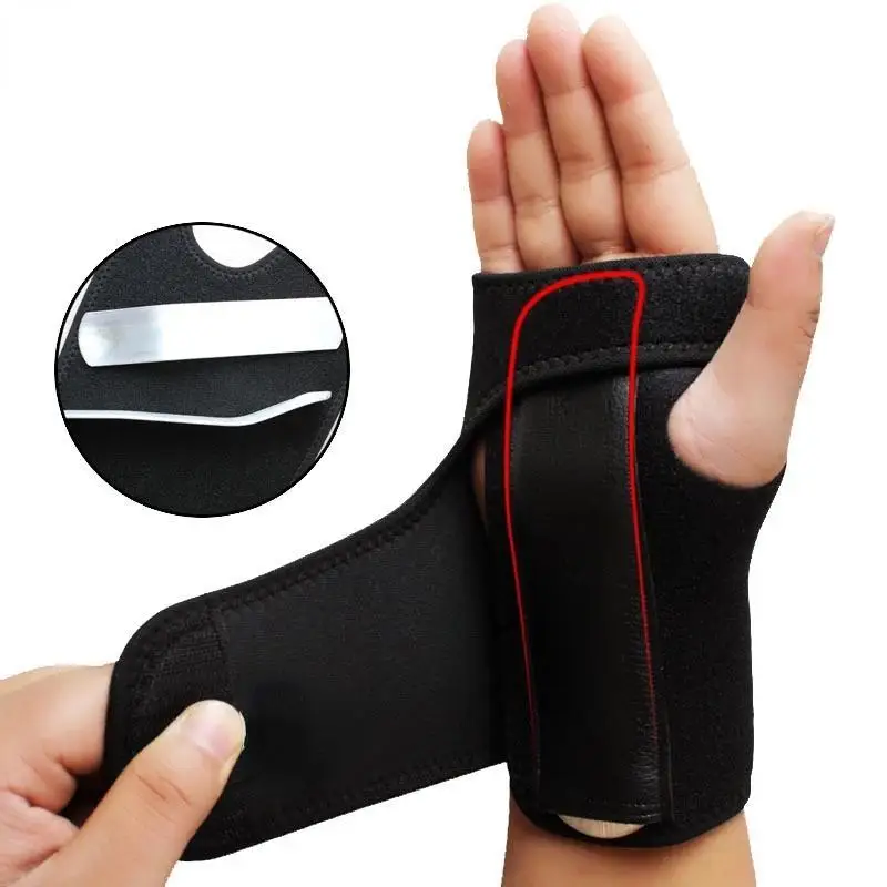 1 Stück Verstellbare Handgelenkbandage aus Stahl, Handgelenkstütze zur Linderung von Karpaltunnelsyndrom
