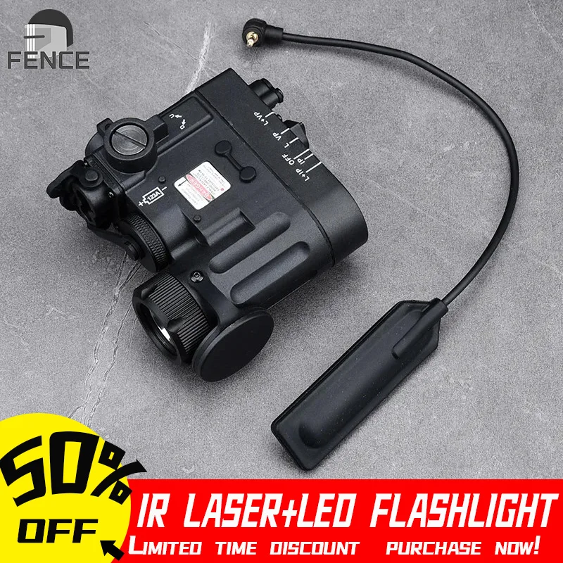 WADSN DBAL D2 Red Green IR Laser+White LED Flashlight Fit 20mm Picatinny Rail DBAL A2 PEQ 15 NGAL MAWL Hunting Weapon Laser Box