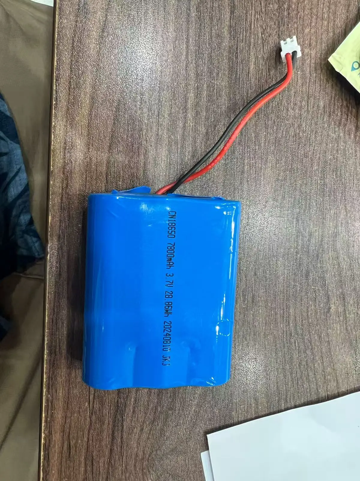 3.7V three section 18650 lithium battery pack, double row, two strings, 3 parallel assembly line, protection board, audio batter