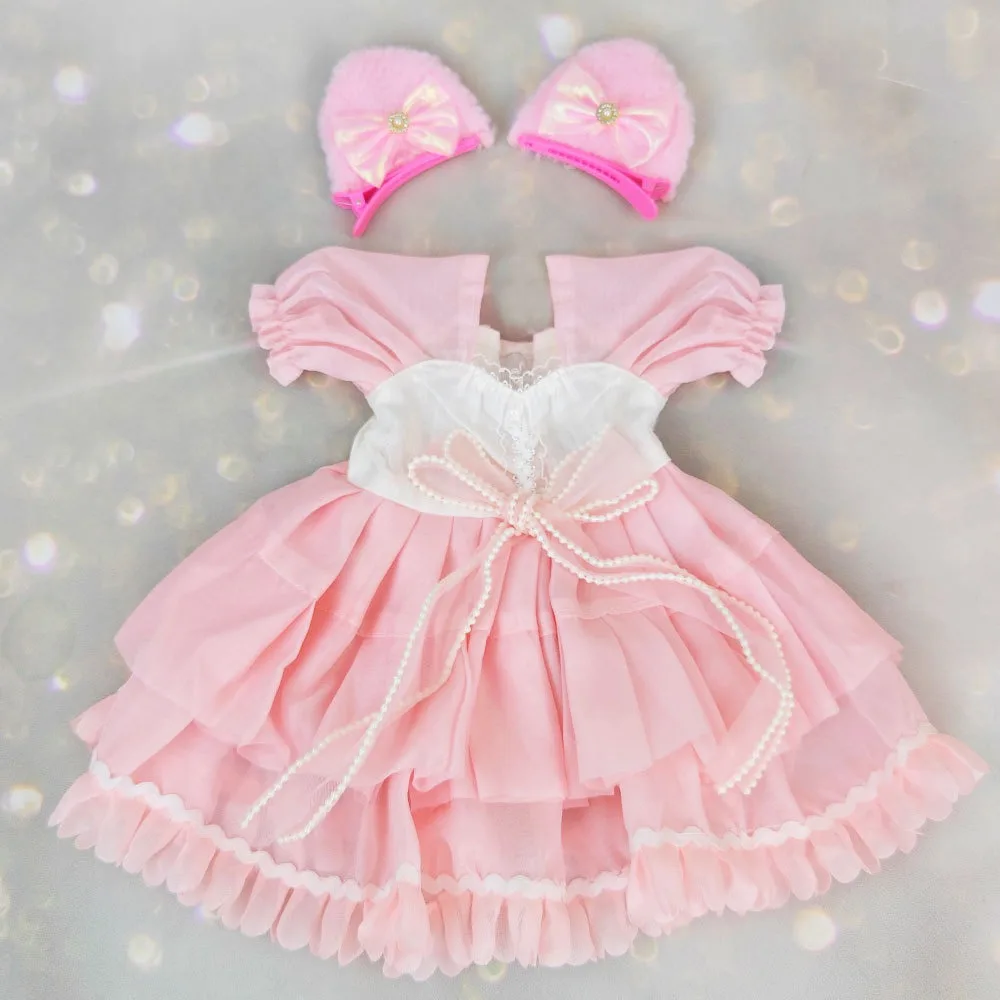 55cm Reborn Baby Dolls Clothing Set Fit For Large Dress or T-shirt Doll Accessory Girl Kids Toddler Birthday Christmas Gift
