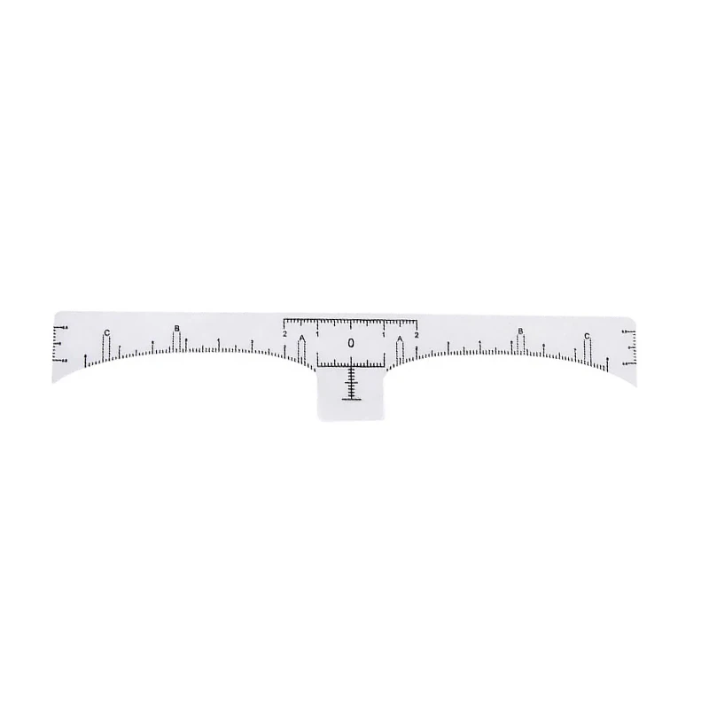 

Eyebrow Ruler Sticker for Microblading Disposable Adhesive Eyebrow Measurement Stencil for Tattooing Brow Makeup Tools 10pcs