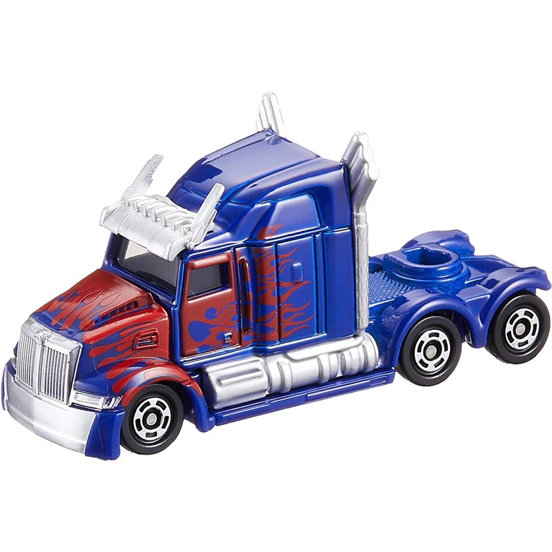 TAKARA TOMY Dream card Transformers Optimus Prime alloy model, boys collection of decorative toys, children\'s holiday gifts.