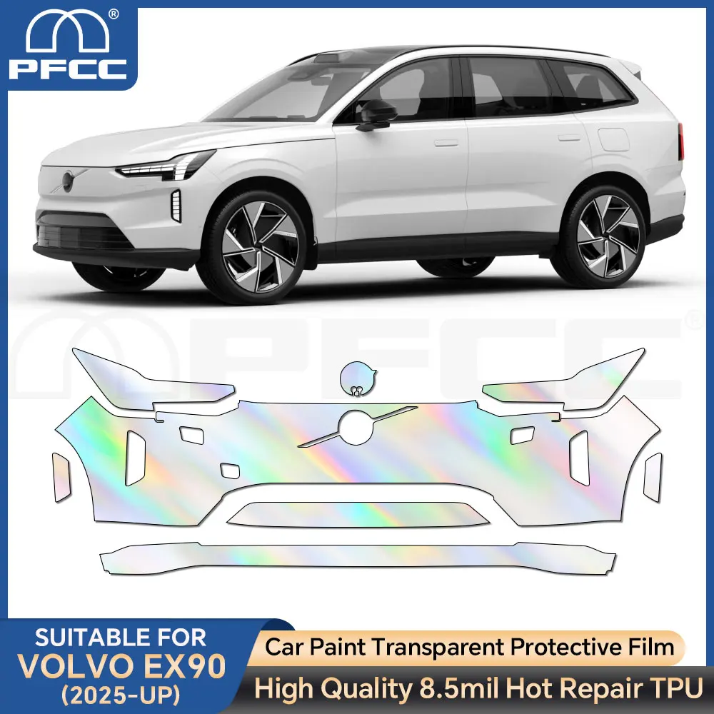 

TPU Car Paint Protection Film For Volvo EX90 2025-2026 Car Body Sticker Precut Paint Protection Film Anti-Scratch 8.5mil Film