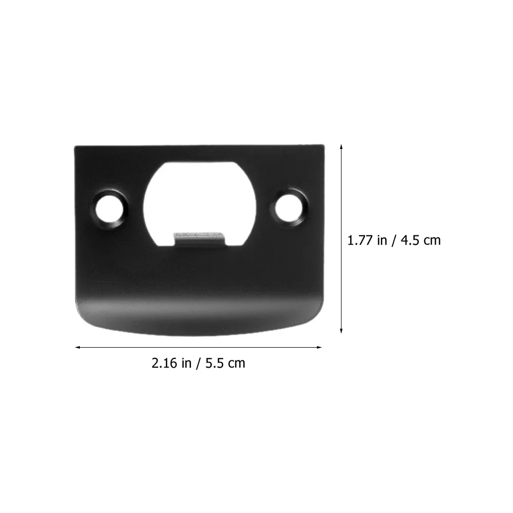 2Pcs Door Lock Guide Deadbolt Strike Plate Stainless Steel Door Reinforcement Plate Installation Kit Deadbolt Installation Kit