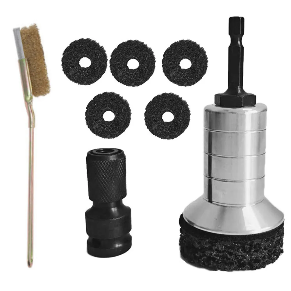 Hub and for stud Cleaner Kit Compatible with 1/2 Inch Drive Power Tools for Consistent Rotor For Cleaning Performance