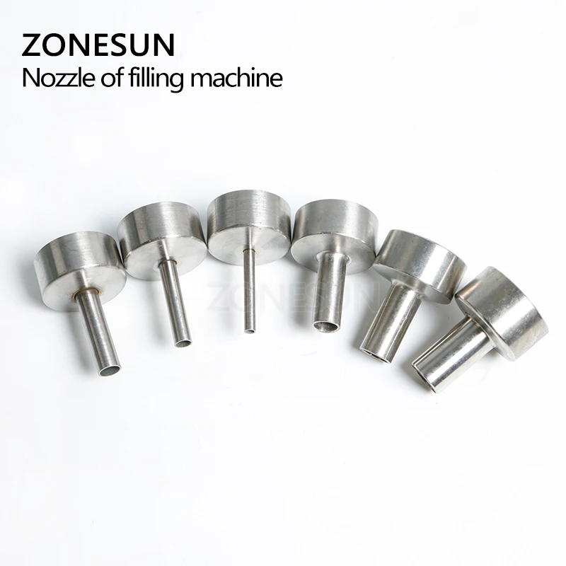 ZONESUN Liquid Paste Filling Machine Nozzle Parts for G1 4mm 6mm 8mm 10mm 12mm 14mm Accessories