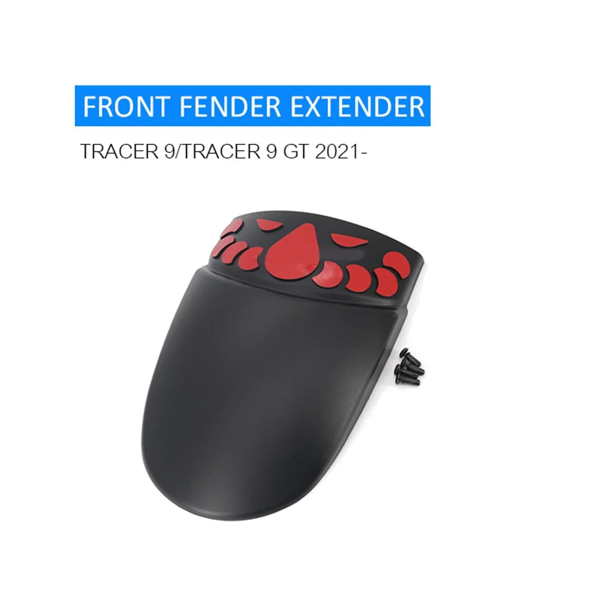 Motorcycle Front Mudguard Fender Rear Extender Extension for Yamaha MT-09 MT09 MT 09 SP Tracer 9 Tracer 900 GT 2021