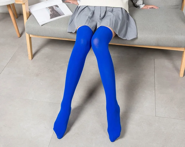 Frauen Über Knie Socken Oberschenkel Hohe Socke Mädchen Schwarz Weiß Knie Halbe Strümpfe Frauen Rosa Lange Socken CTW063 – Detail 1