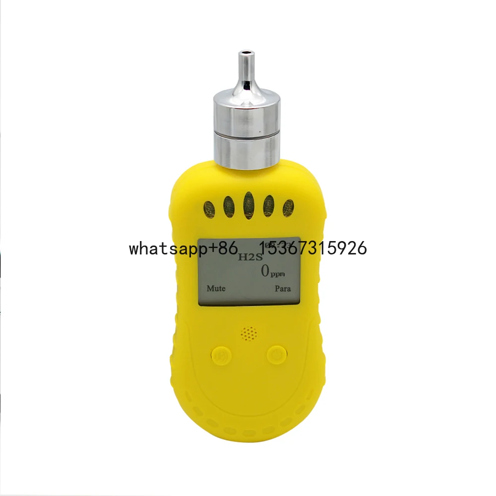 Portable inner pump H2S meter handheld Hydrogen sulfide gas leak alarm detector