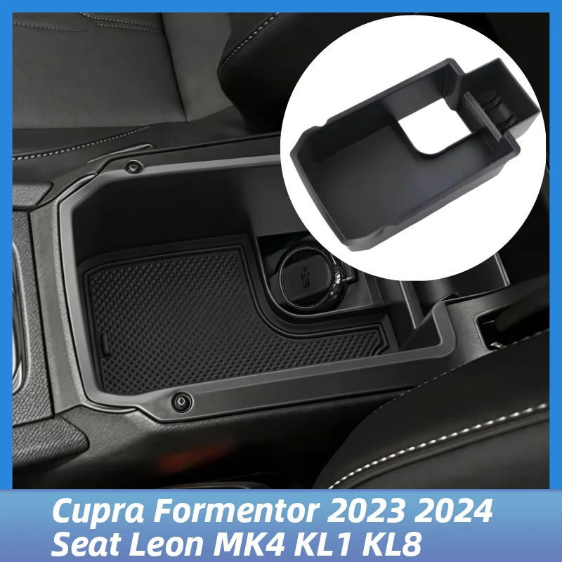 

For Cupra Formentor 2023 2024 for Seat Leon MK4 KL1 KL8 Car Central Storage Armrest Sundries Packing Box Styling