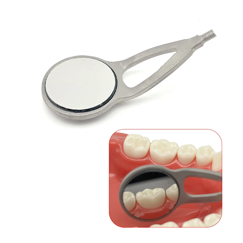 10pcs Dental Mouth Mirror Anti-Fog Scratch-Resistant Rhodium Coated High-Quality for Dentists & Clinics Tools