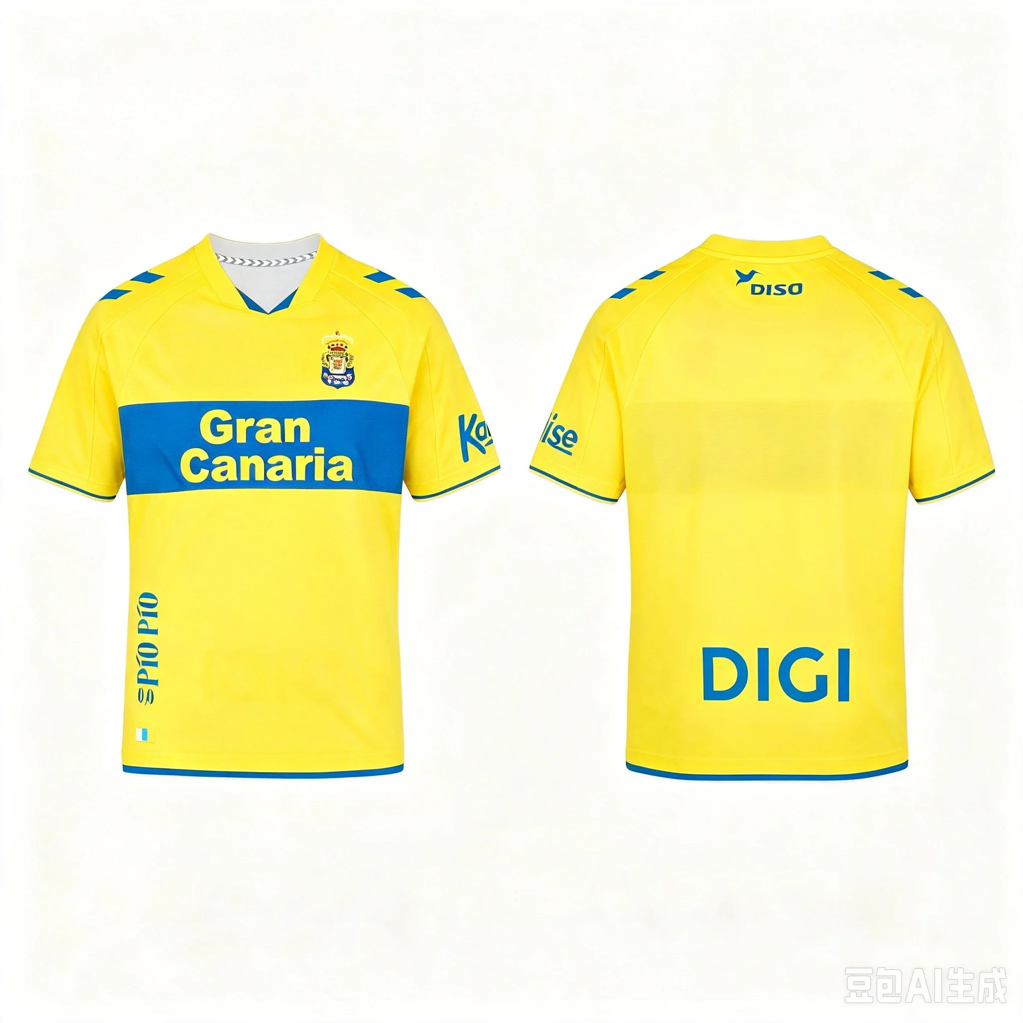 2026-27 New Arrival Spanish Football Jersey Las Palmas Fan Apparel Training Match Quick-drying Sports T Shirt Family Matching