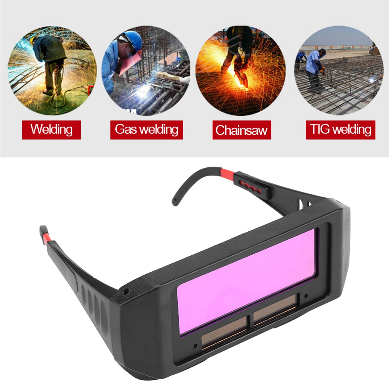 Solar Auto Darkening Welding TIG MIG Goggles Welder Eyes Glasses