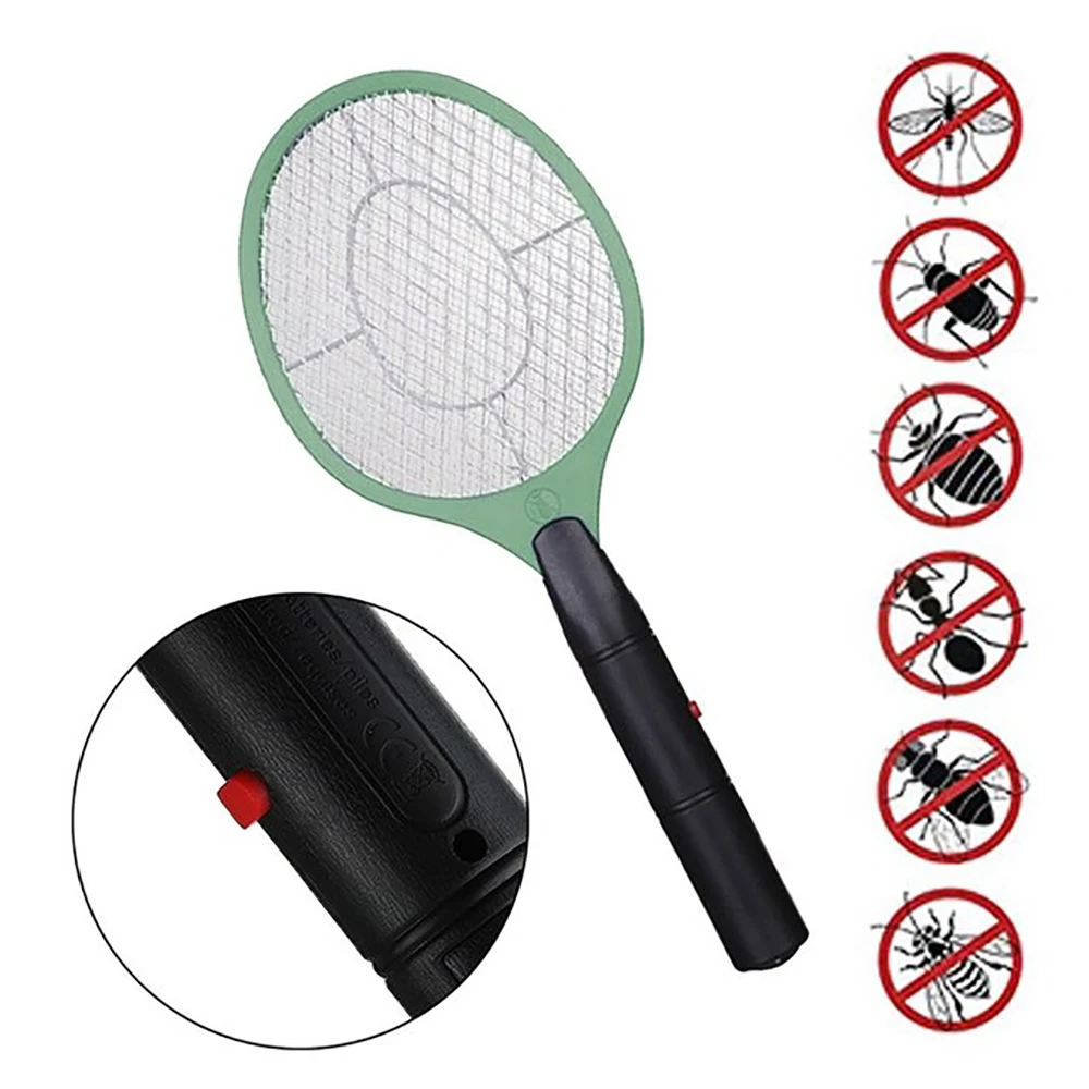 Electric Fly Insect Bug Zapper Bat Handheld Insect Fly Swatter Racket Portable Mosquitos Killer Pest Control For Bedroom Insects image 3