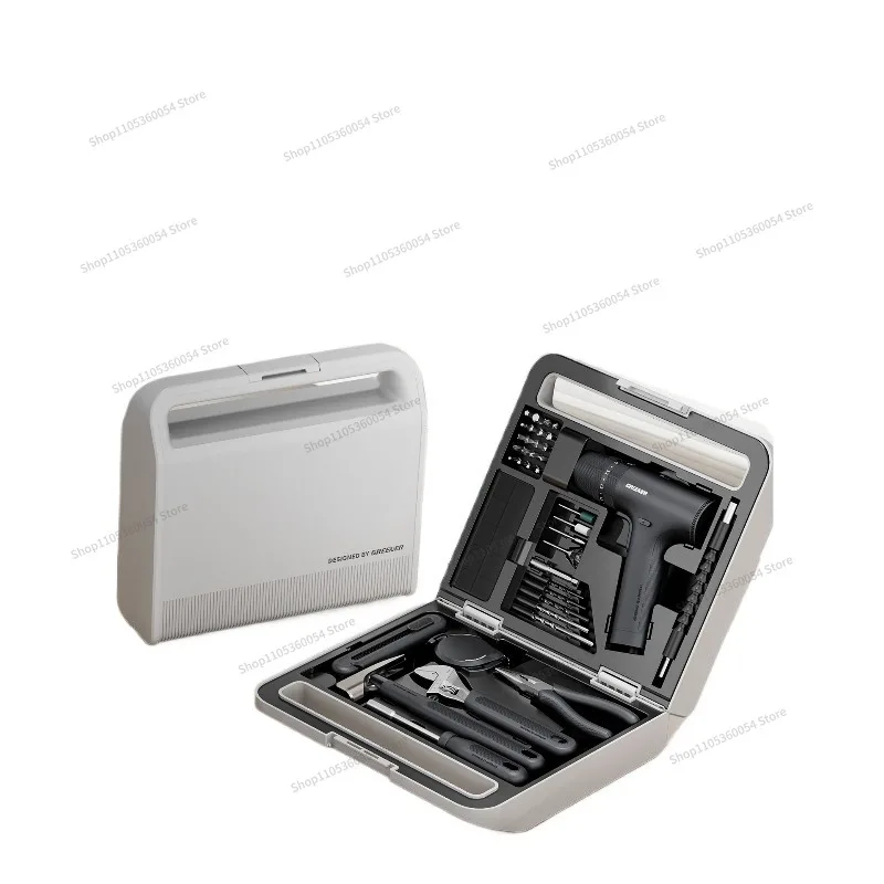 For Electric Drill BOX Household Maintenance Tool Box Set Daquan Home Hardware Multi-functional Full Set of Tools