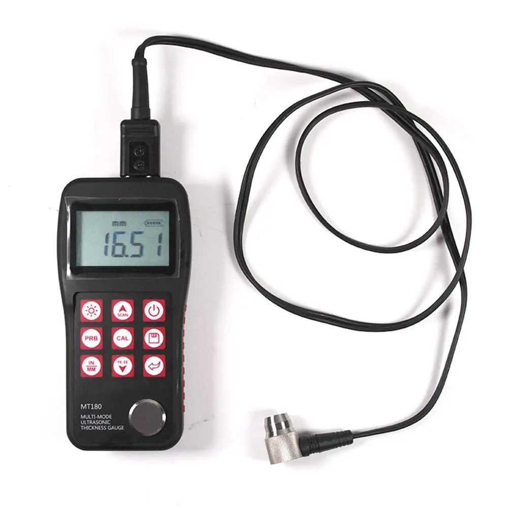 Hot Sale MITCCH MT180 Ultrasonic Thickness Meter Gauge Tester MT-180 Measuring Range 0.65mm-600mm