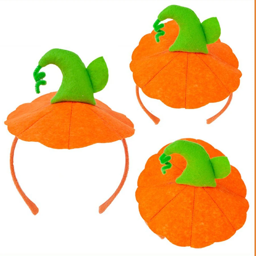 Cute and Funny Halloween Pumpkin Headband, Pumpkin Festival, Thanksgiving Themed Party Stage Performance Props