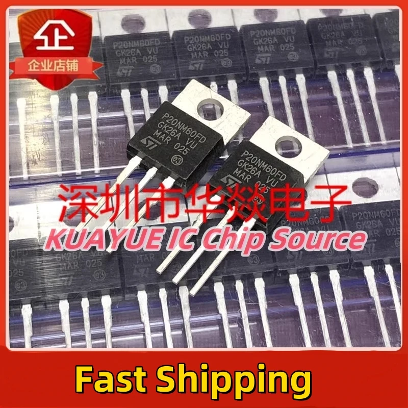 10PCS-30PCS/  P20NM60FD STP20NM60FD  TO-220  20A 600V  Fast Shipping Quality Guarantee